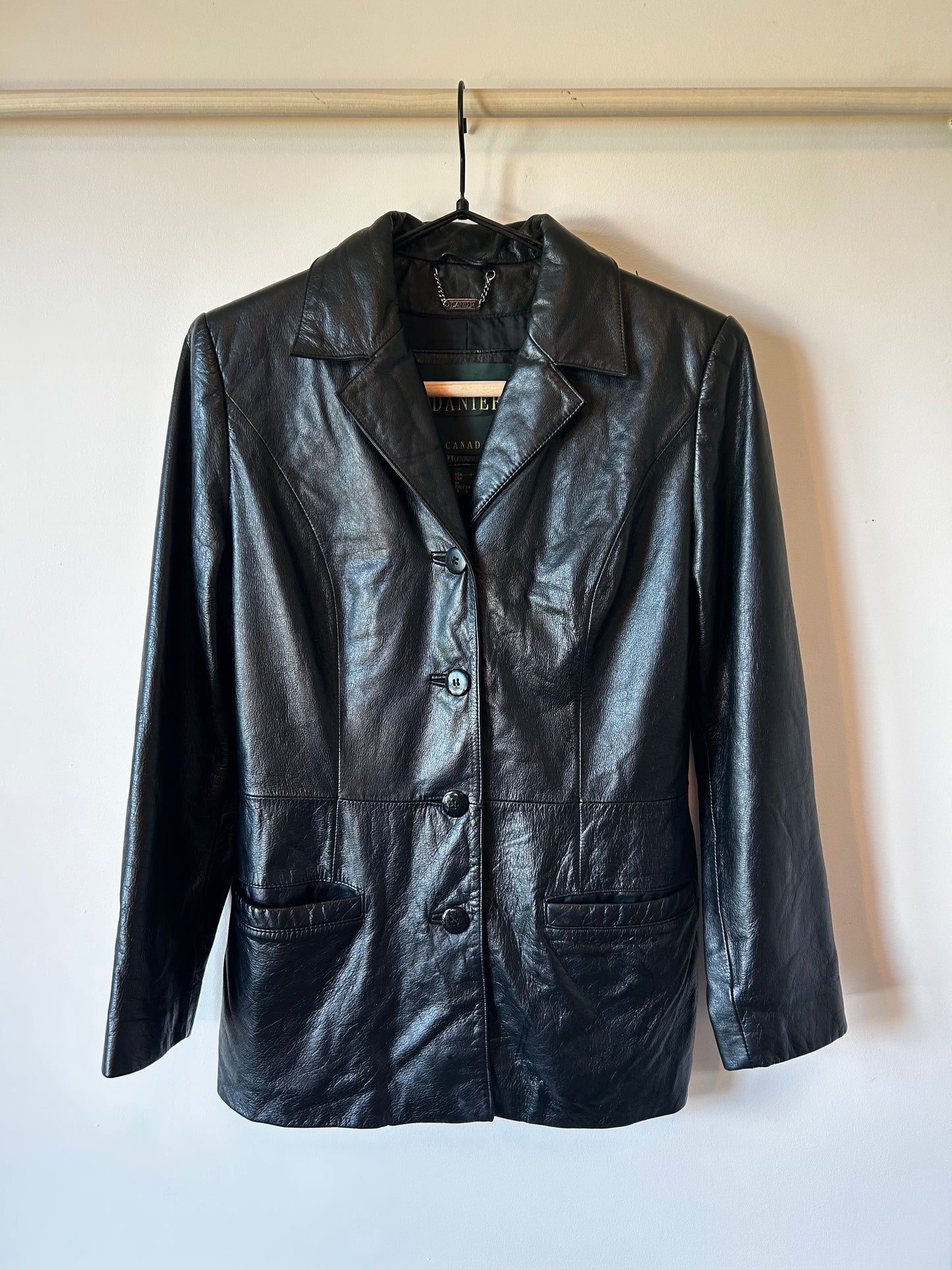 Danier Genuine Leather Jacket (4-6)
