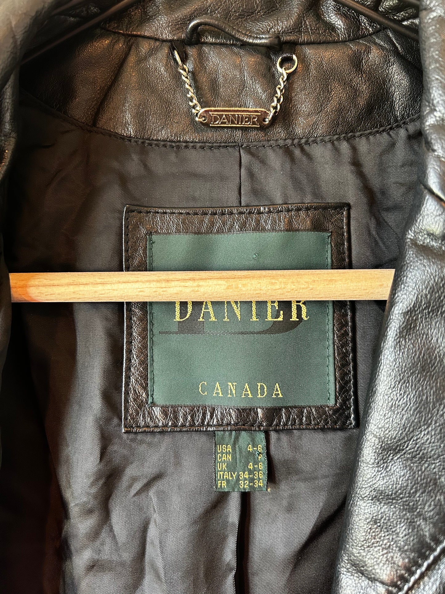 Danier Genuine Leather Jacket (4-6)