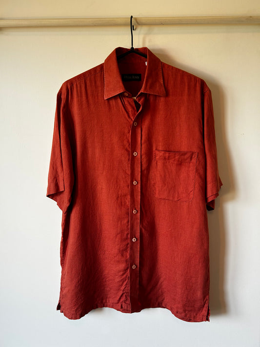 Harry Rosen Linen Button-Up (M)