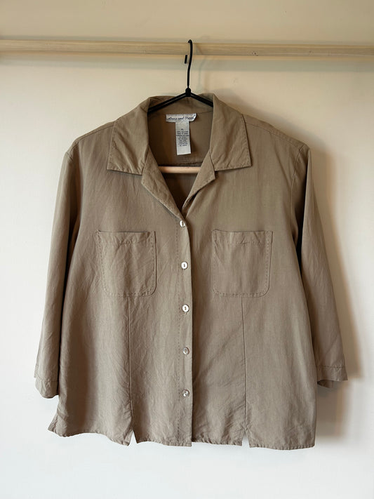 Anna and Frank Silk Blouse (XL)