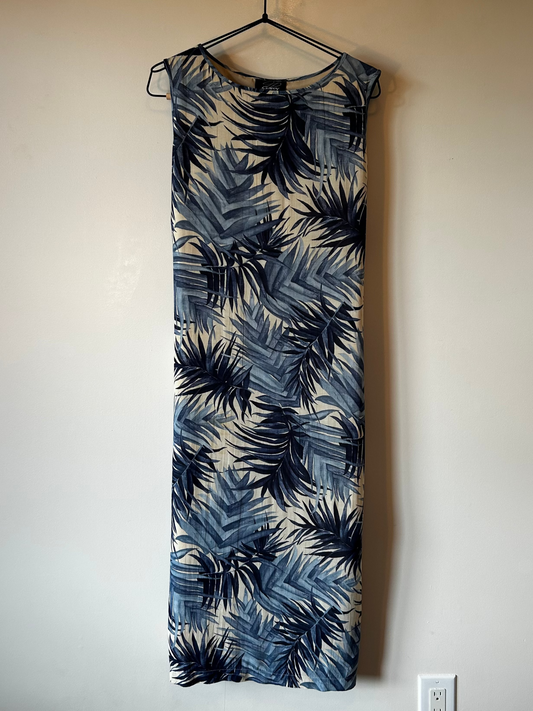 Garey Petites Tropical Maxi Dress (XL)