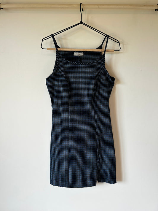Accomplice Checkered Mini Dress (S)