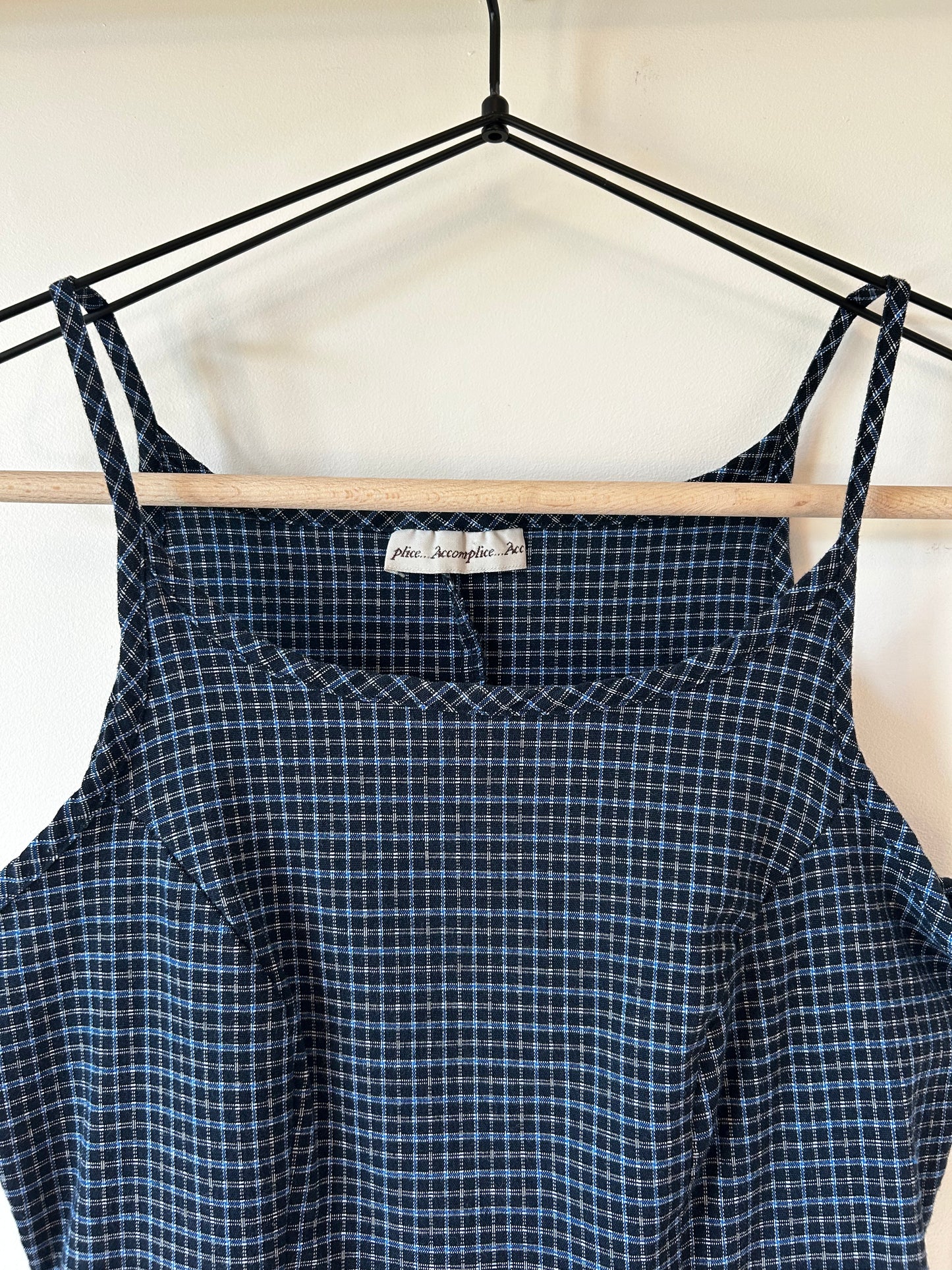 Accomplice Checkered Mini Dress (S)