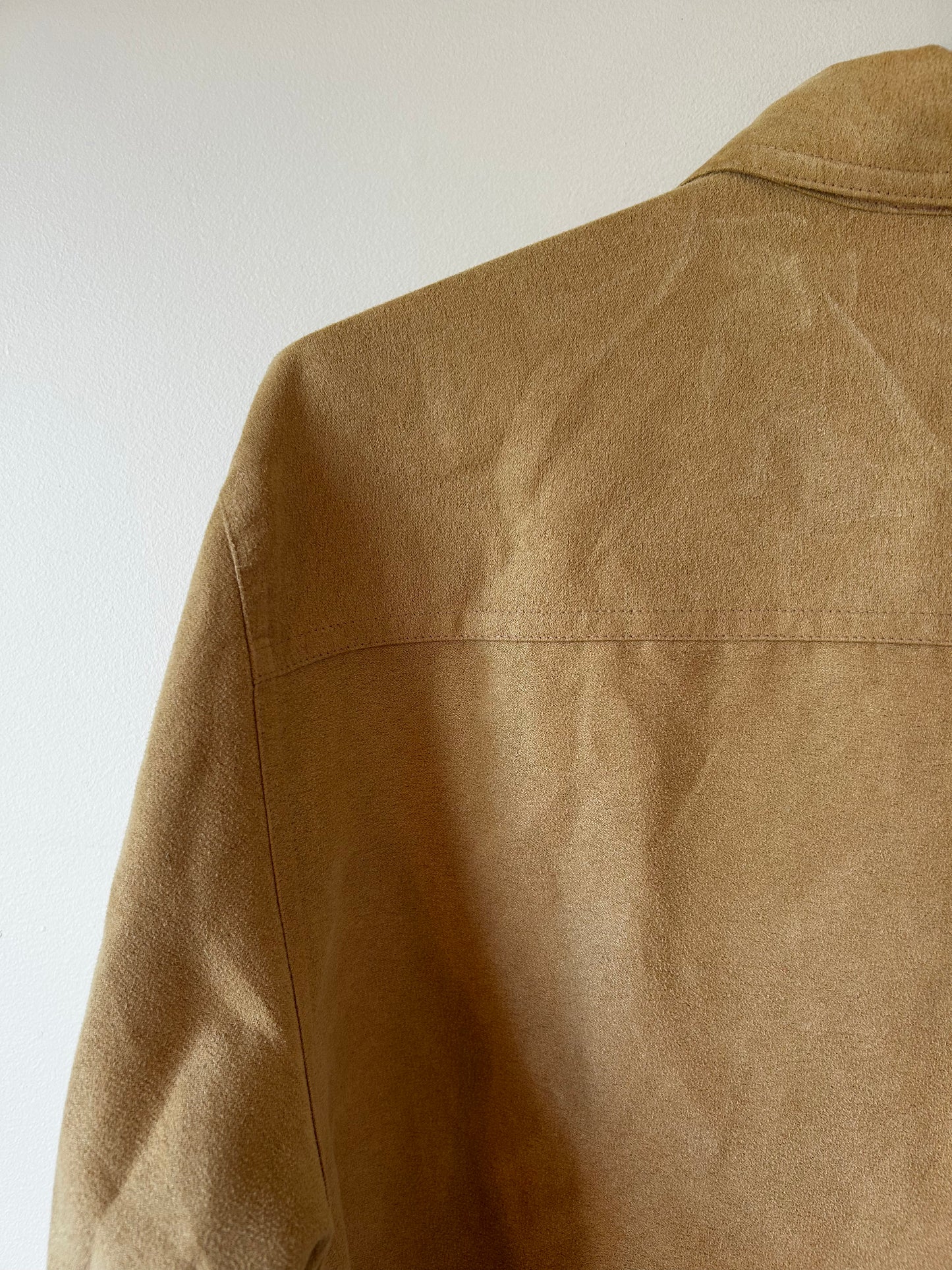 Cotton Ginny Suede Overshirt (L)