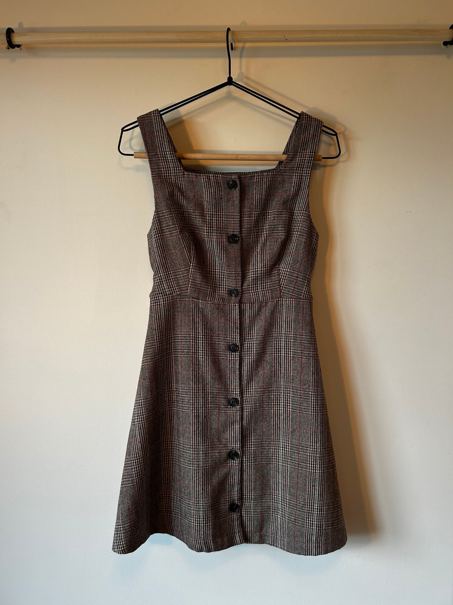 SPAO Plaid Mini Dress (S)