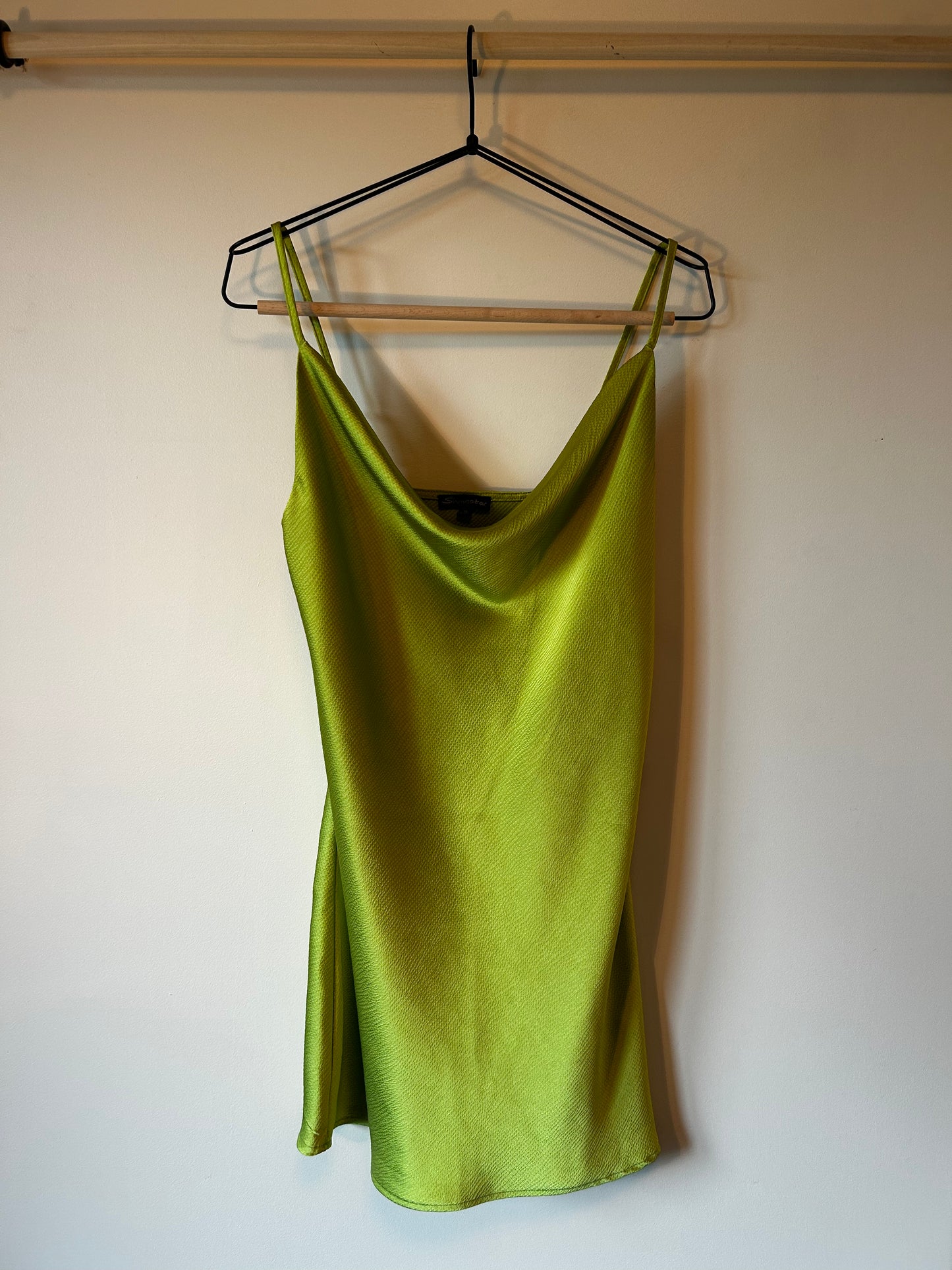 Shinestar Cowl Neck Mini Dress (M)