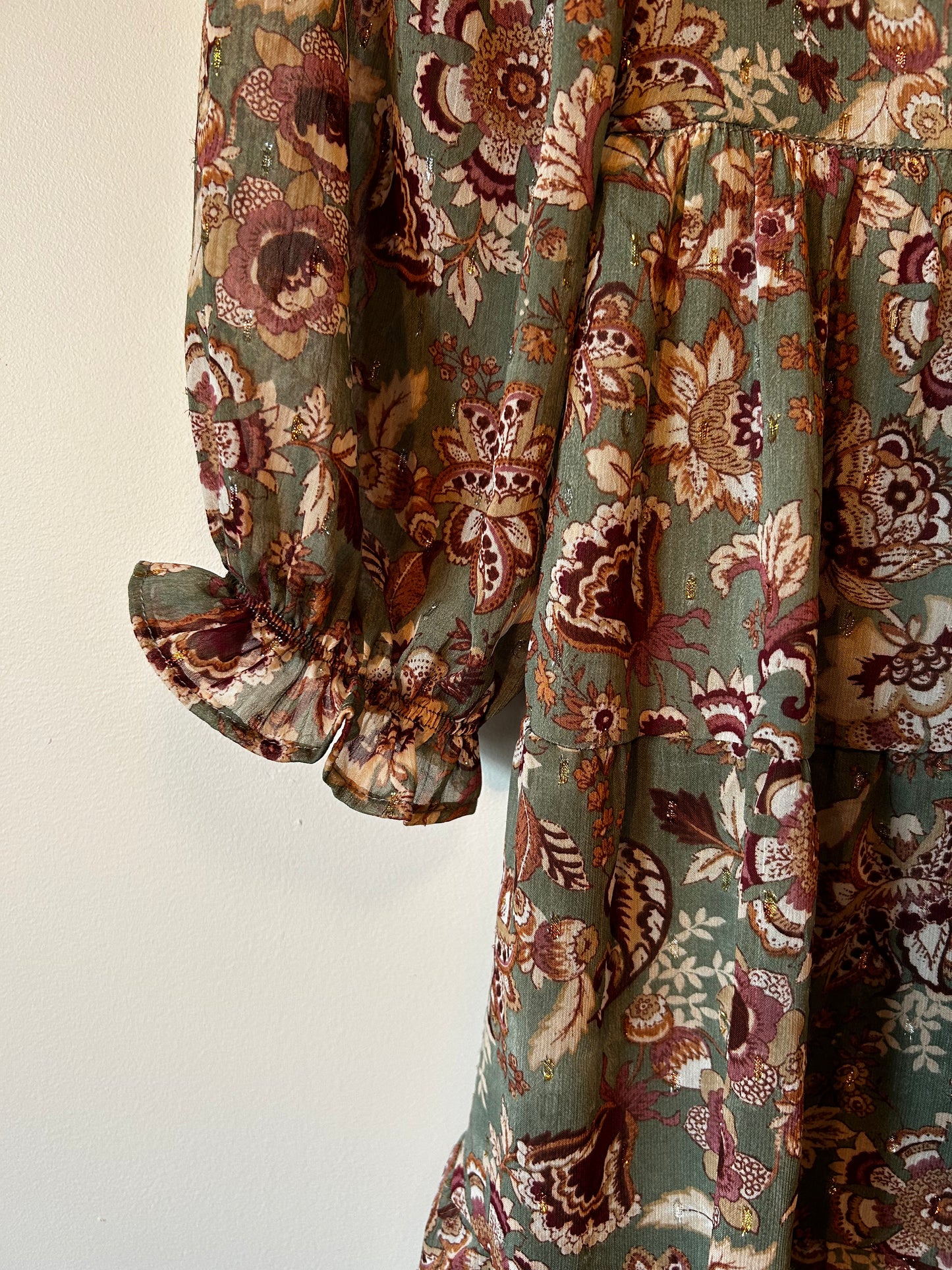 Blu Pepper Milkmaid Dress (S)
