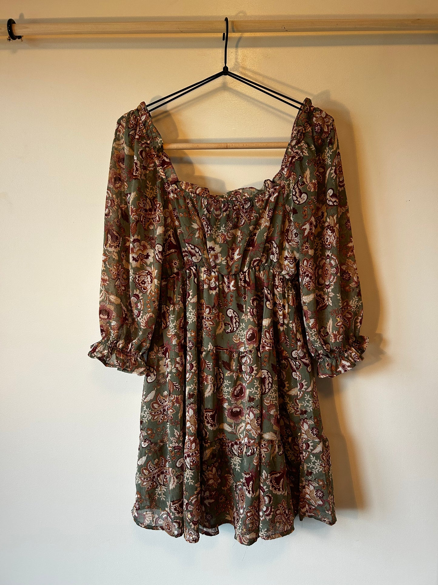 Blu Pepper Milkmaid Dress (S)