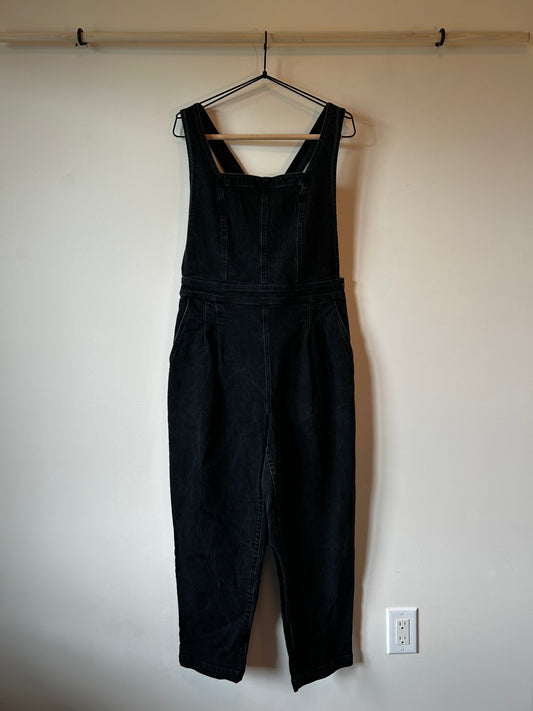 Madewell Black Denim Overalls (12)
