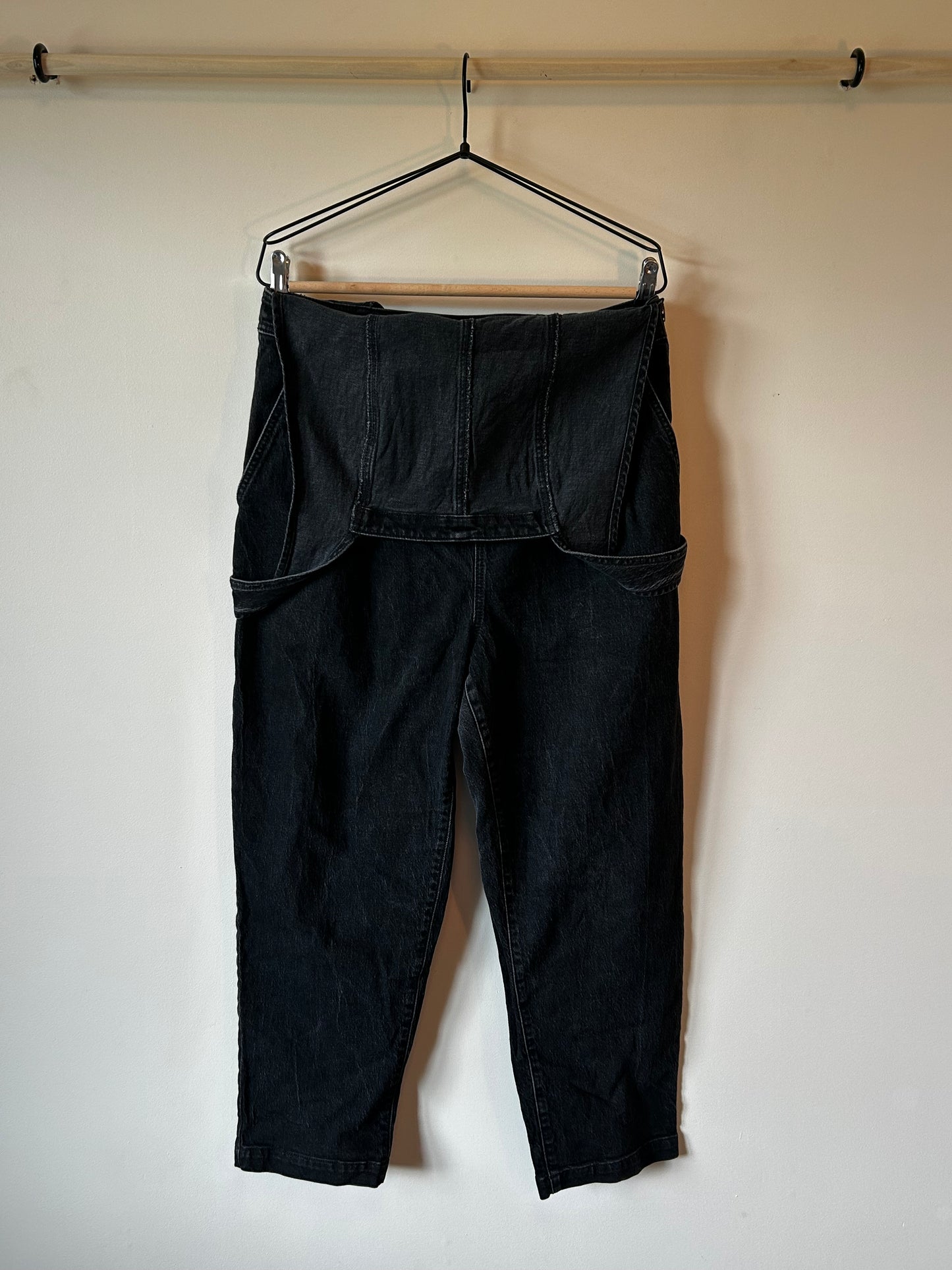 Madewell Black Denim Overalls (12)