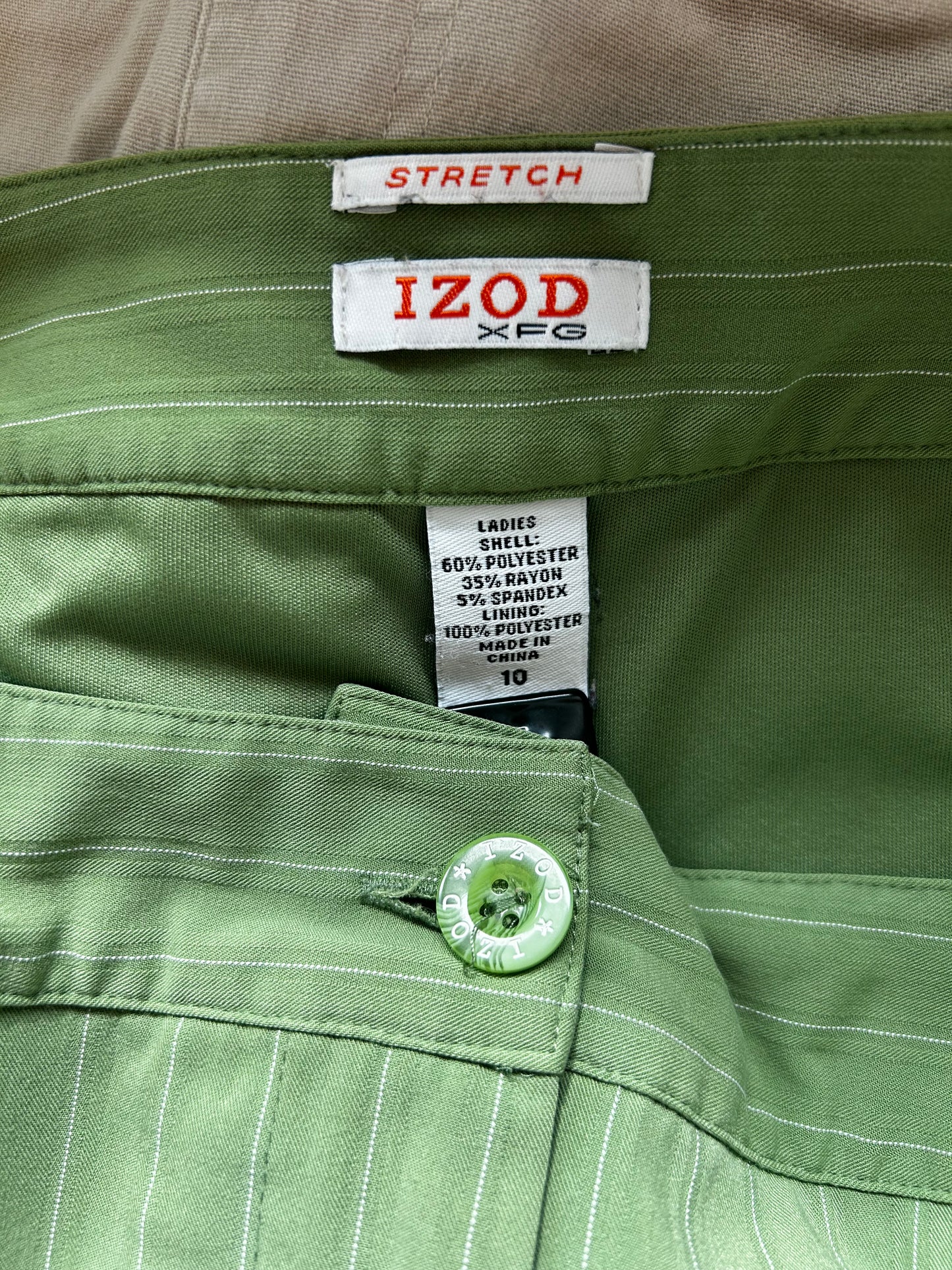 IZOD Pinstripe Mini Skirt (10)