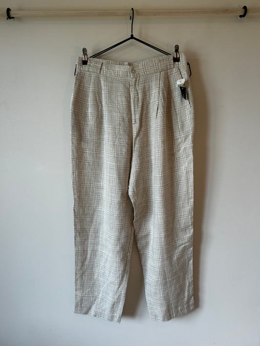 Lasting Impressions Plaid Linen Pants (14)