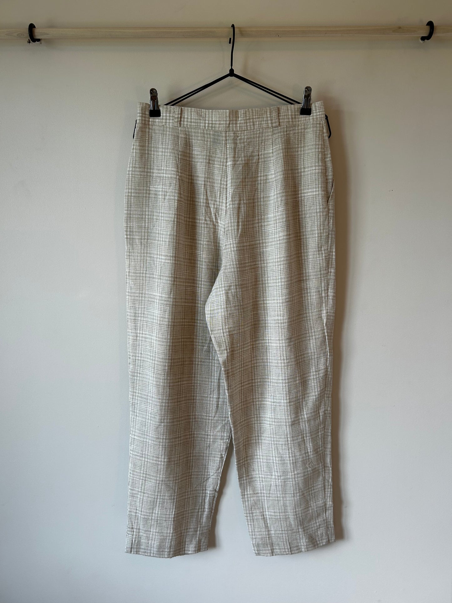 Lasting Impressions Plaid Linen Pants (14)