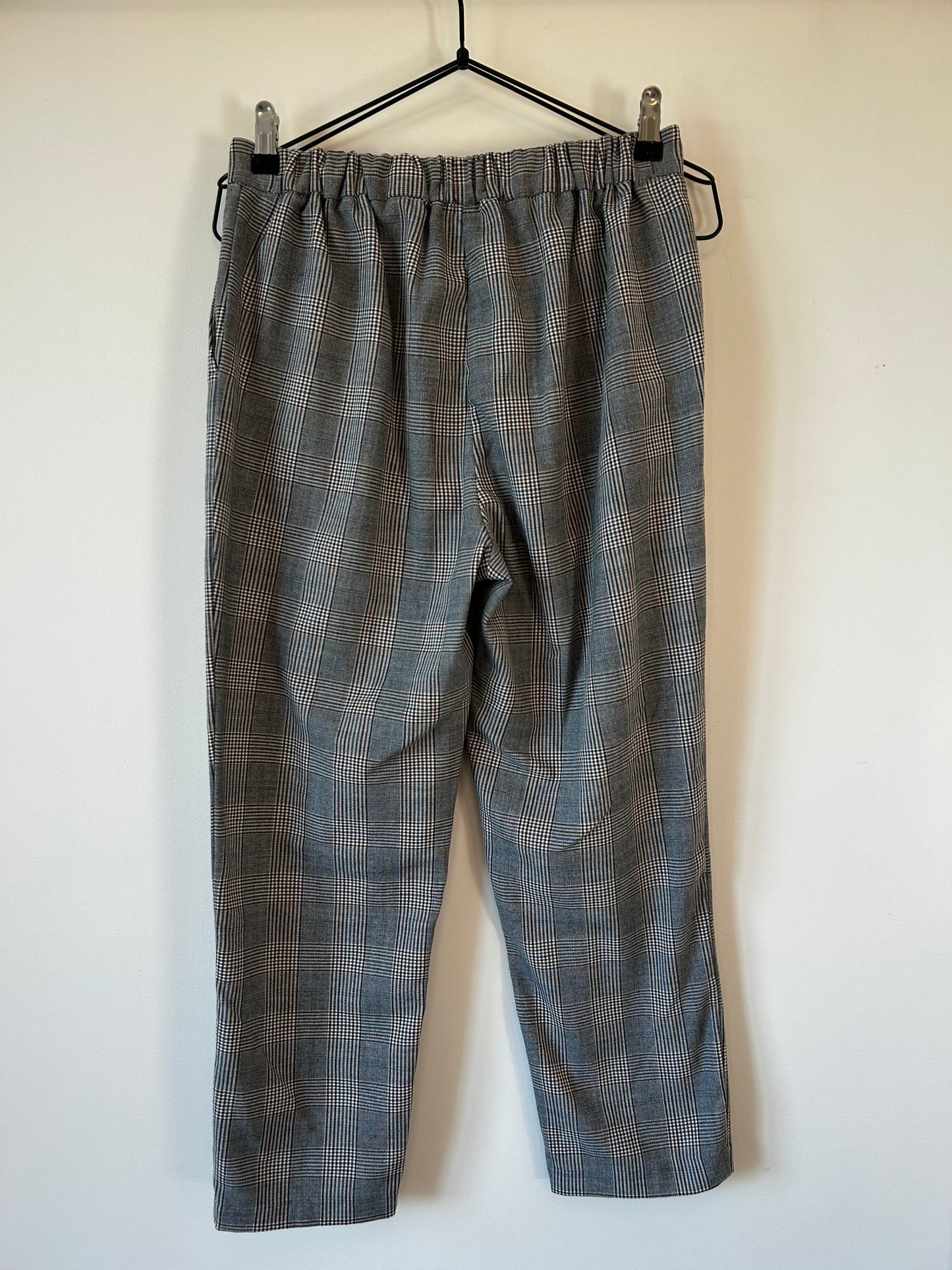 Dynamite Plaid Tapered Trousers (M)