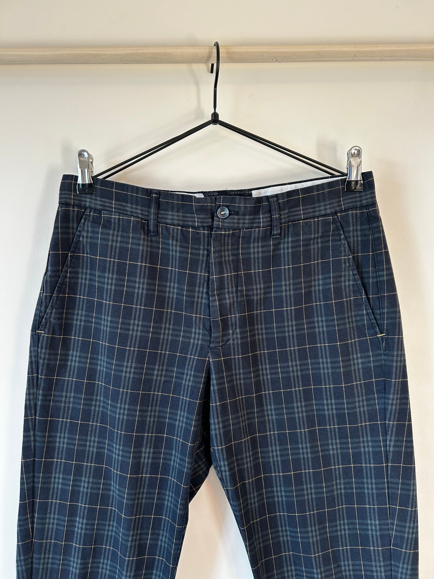 Zara Tapered Plaid Pants (10)