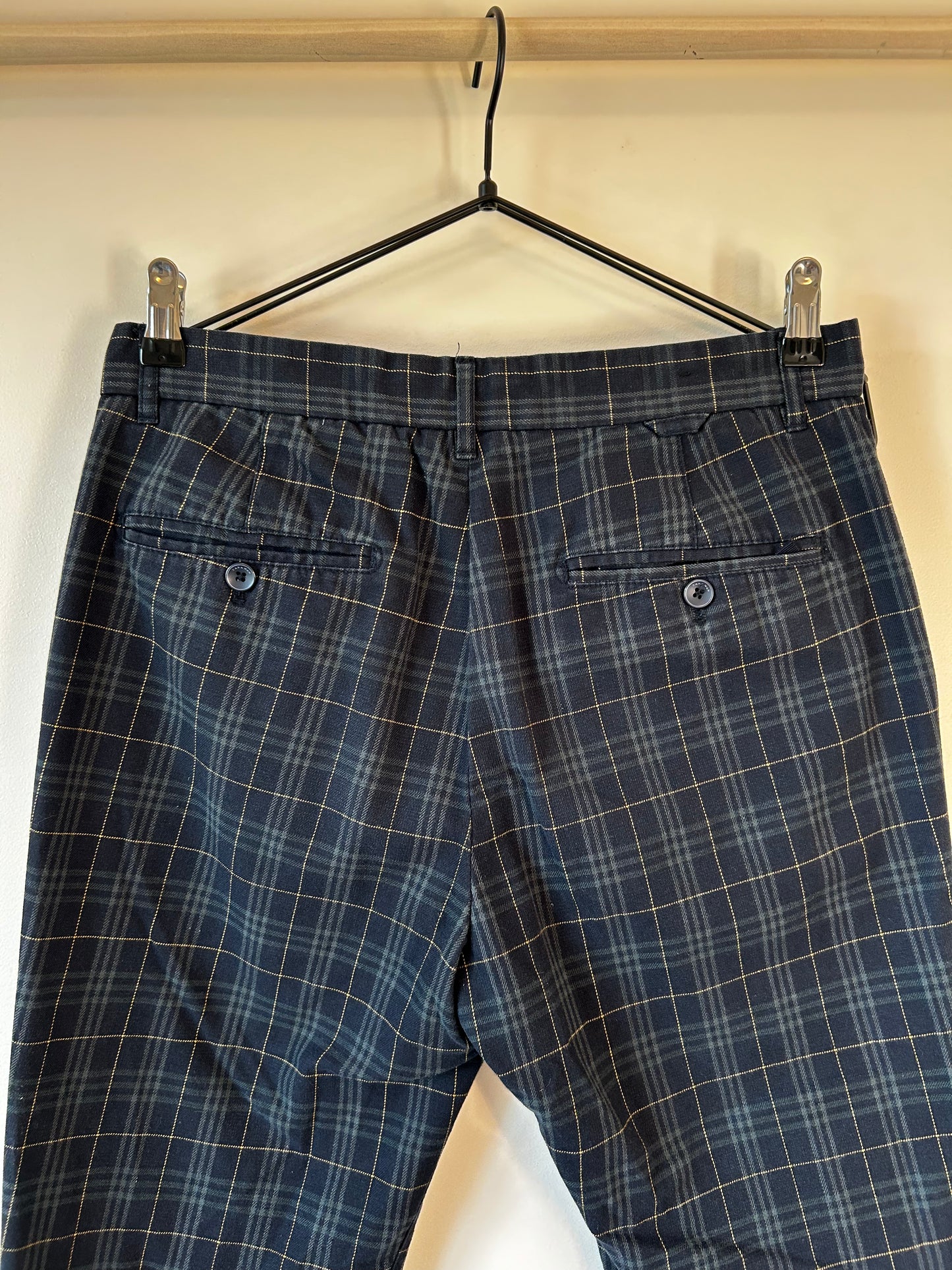 Zara Tapered Plaid Pants (10)