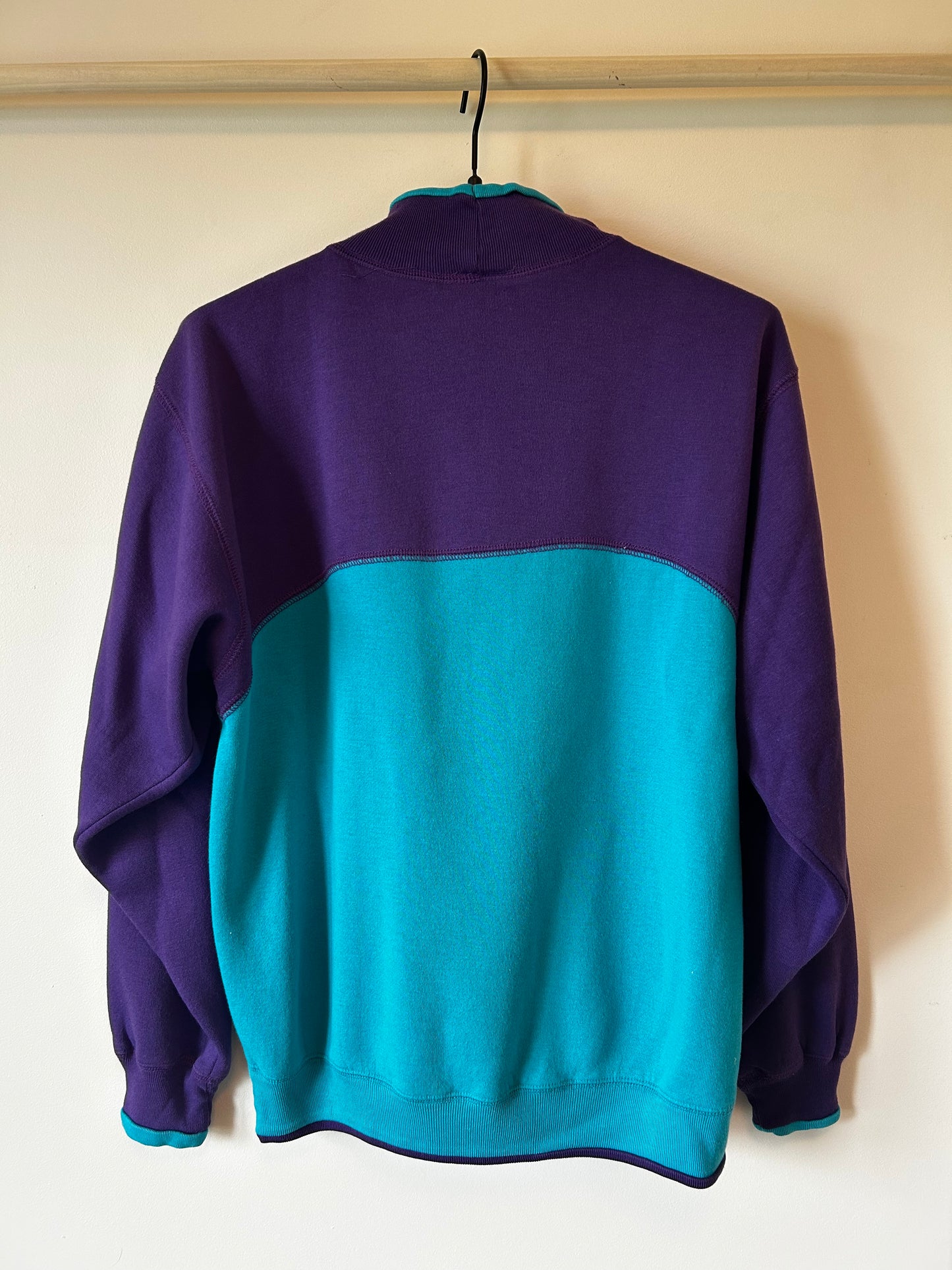 Retro Mock Neck Sweater (L)