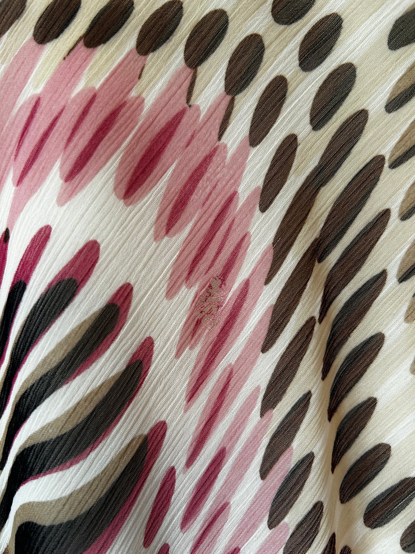Dressbarn Patterned Flowy Blouse (M)