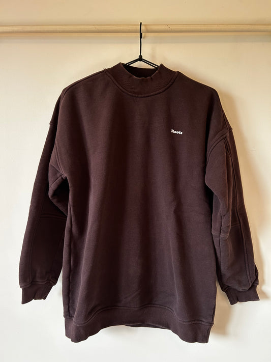 Roots Mock Neck Sweater (S)