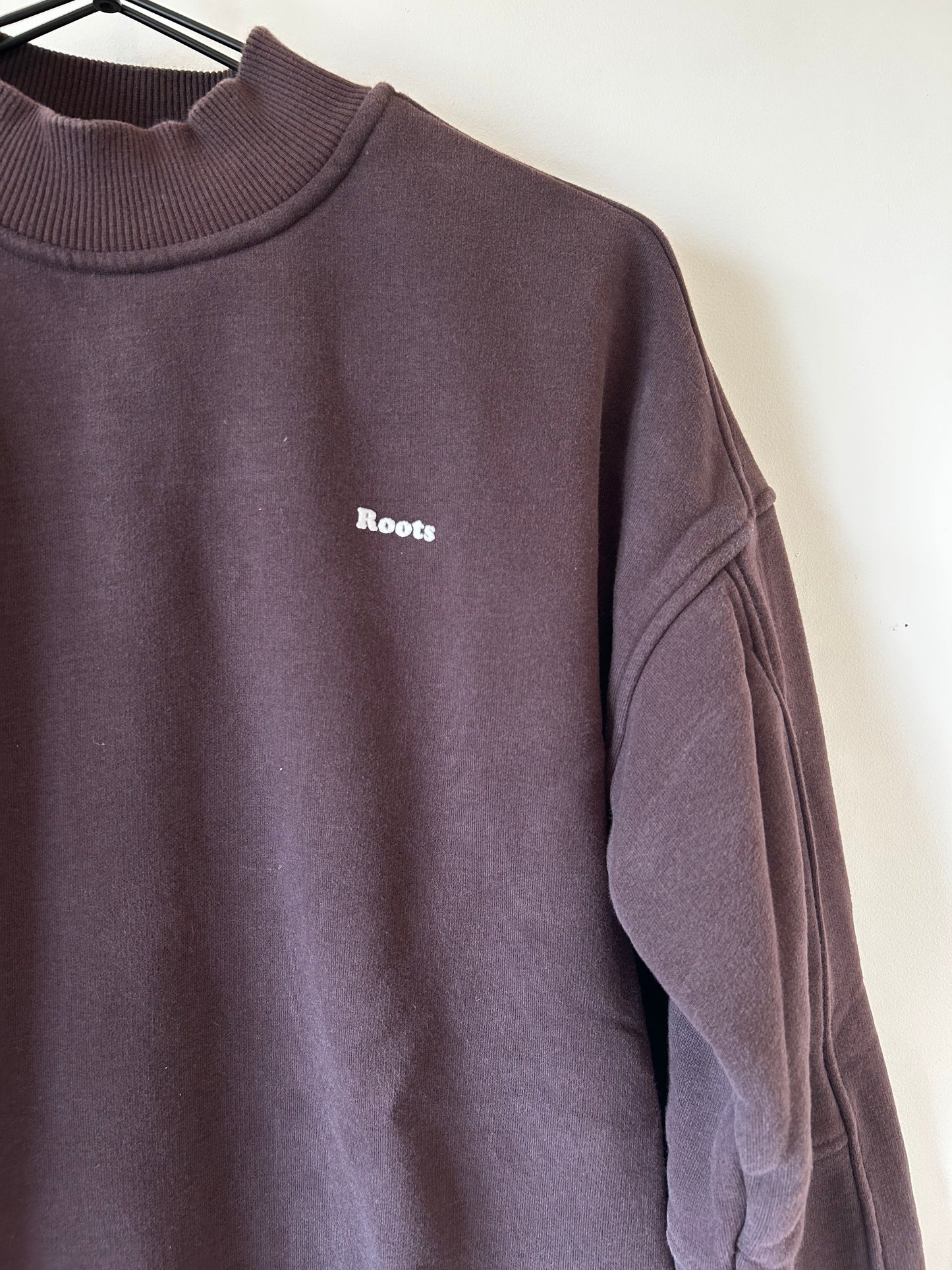 Roots Mock Neck Sweater (S)