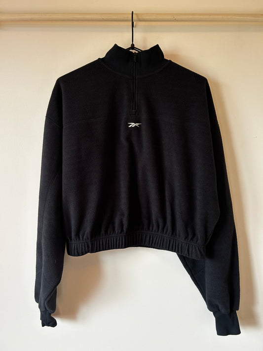 Reebok Quarter-Zip Cropped Sweater (S)