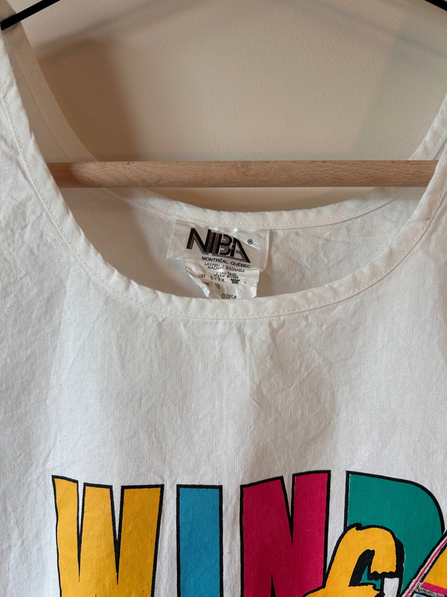 NIBA Vintage Graphic Tank Top (L)