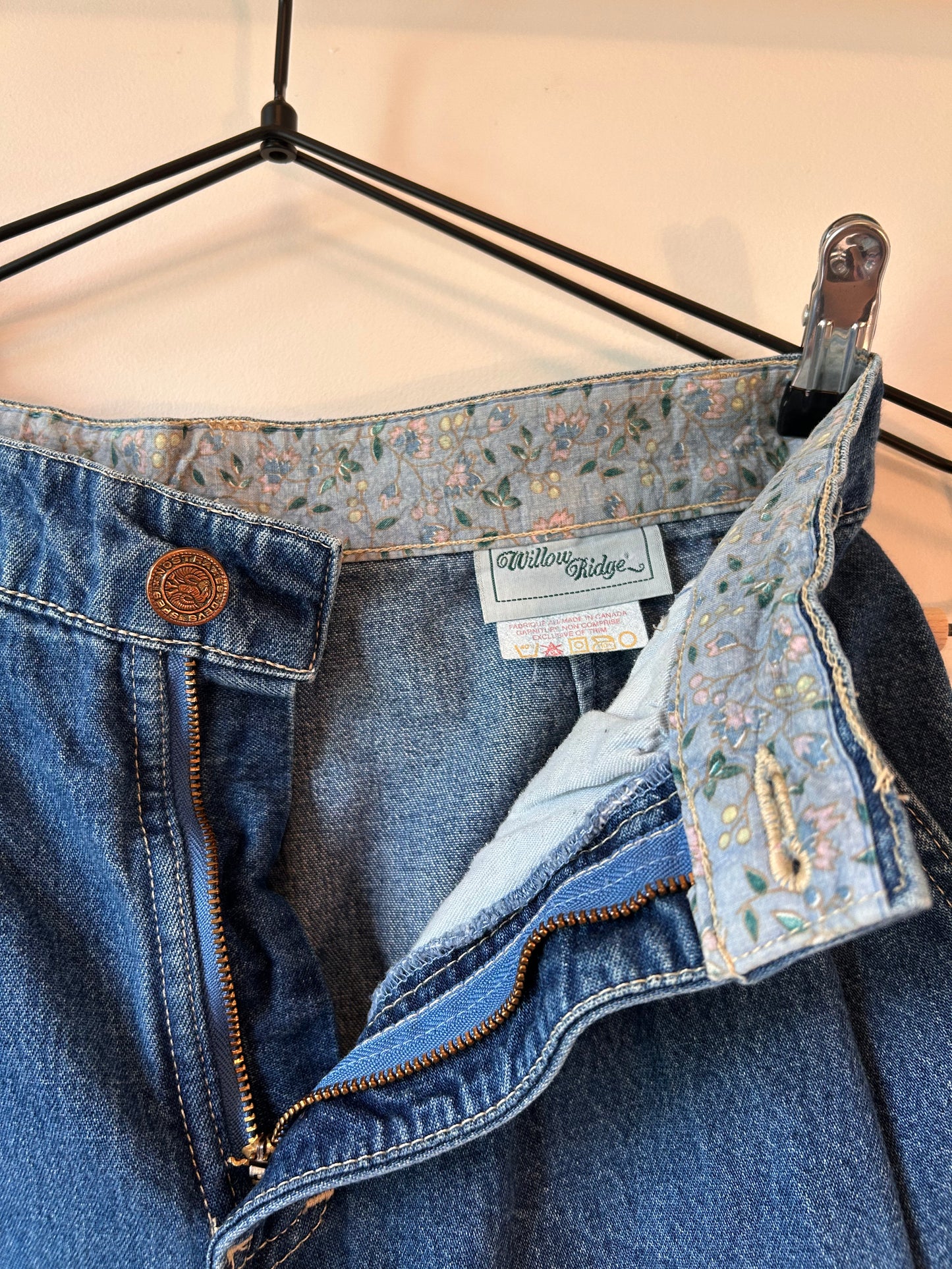 Willow Ridge Long Denim Shorts (XS)