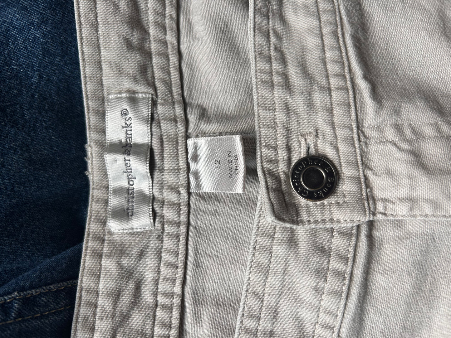 Christopher & Banks Khaki Skort (12)