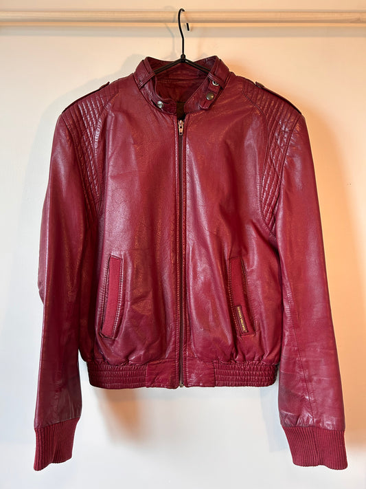 Vintage 1980s Sergio Valente Leather Jacket (44)