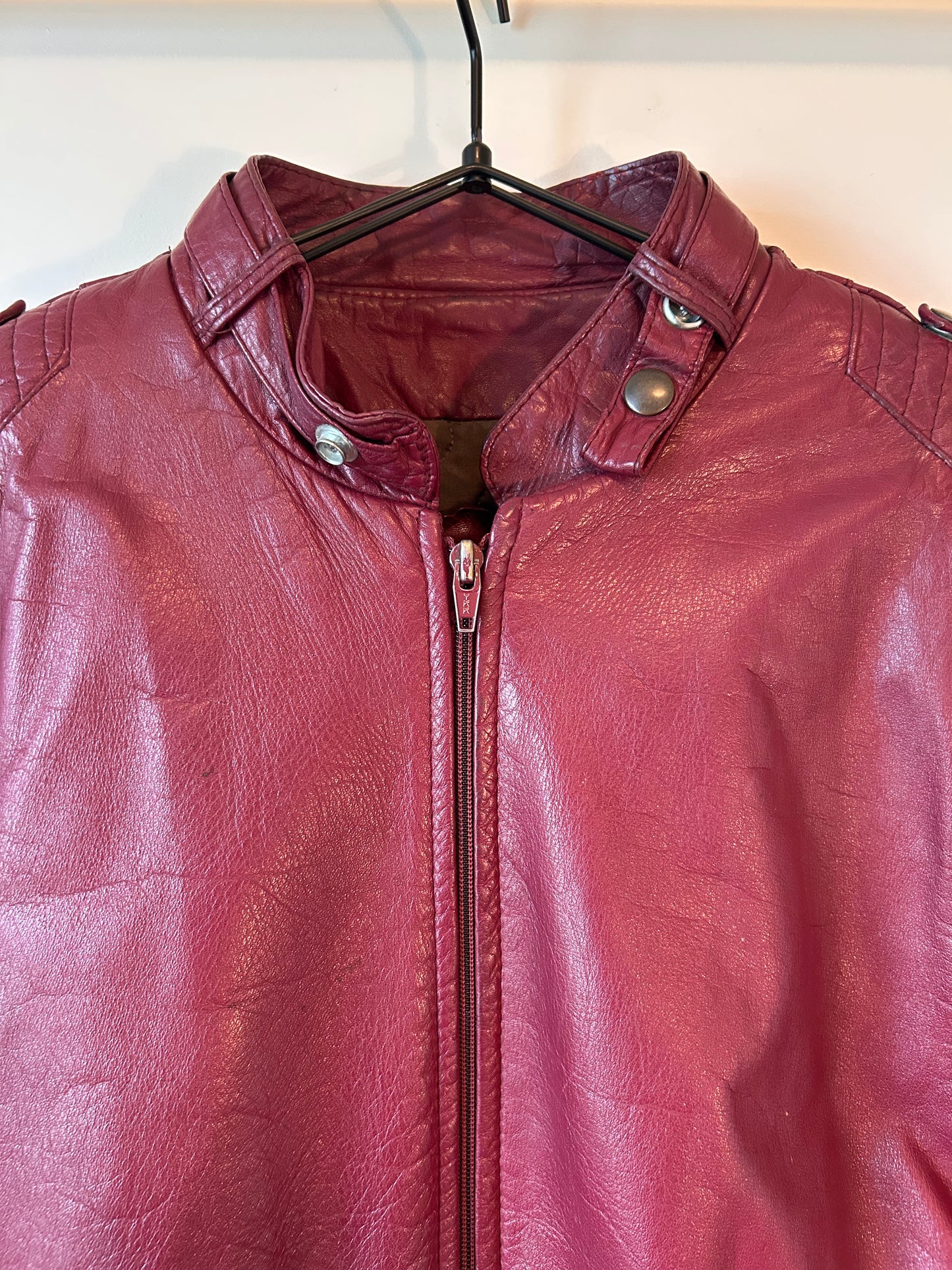 Vintage 1980s Sergio Valente Leather Jacket (44)