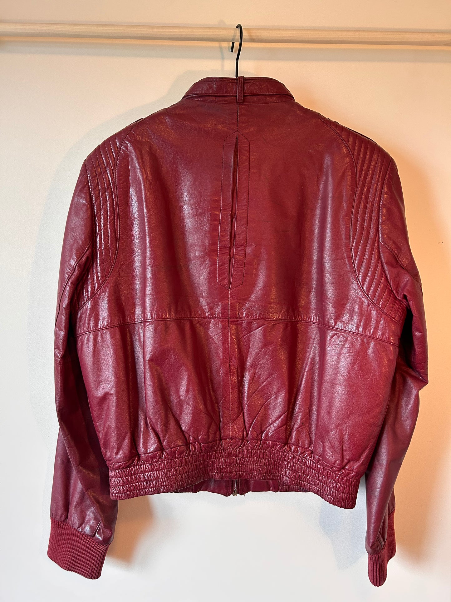 Vintage 1980s Sergio Valente Leather Jacket (44)