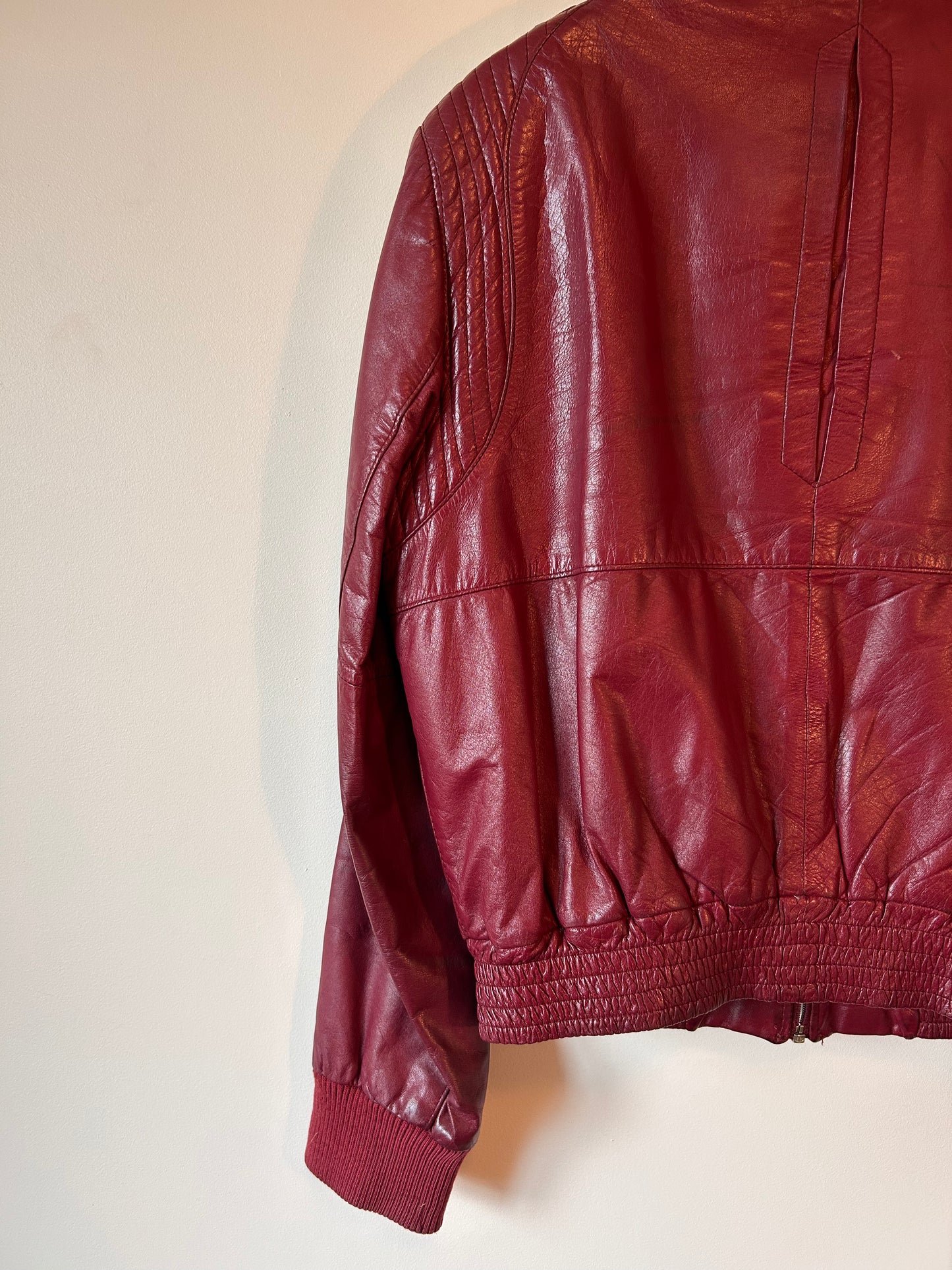 Vintage 1980s Sergio Valente Leather Jacket (44)