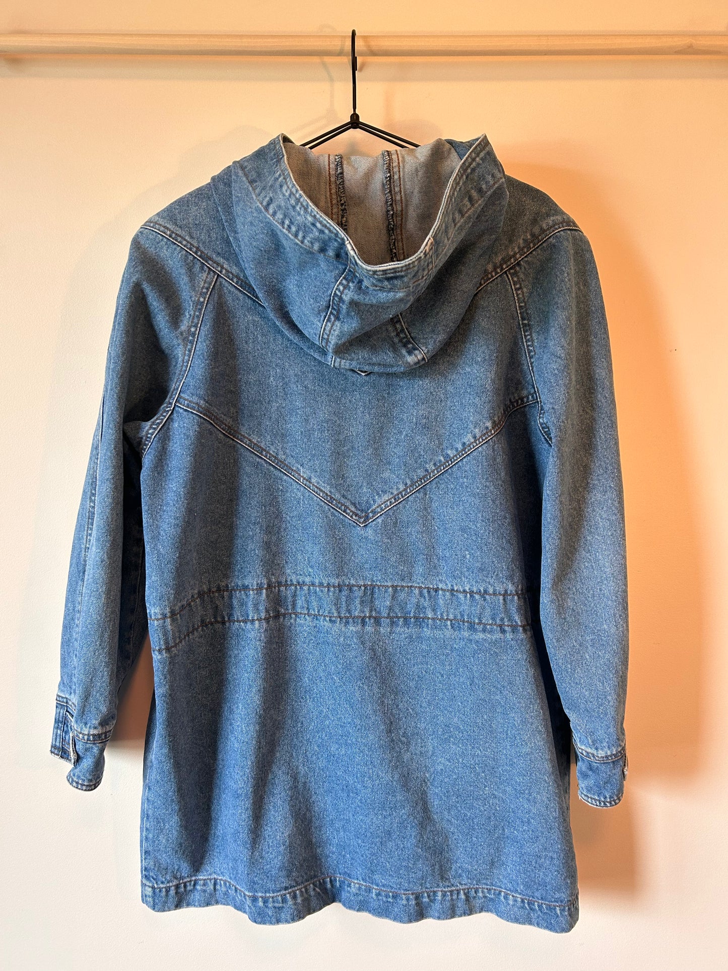 Ellabee Baggy Long Denim Jacket (L)