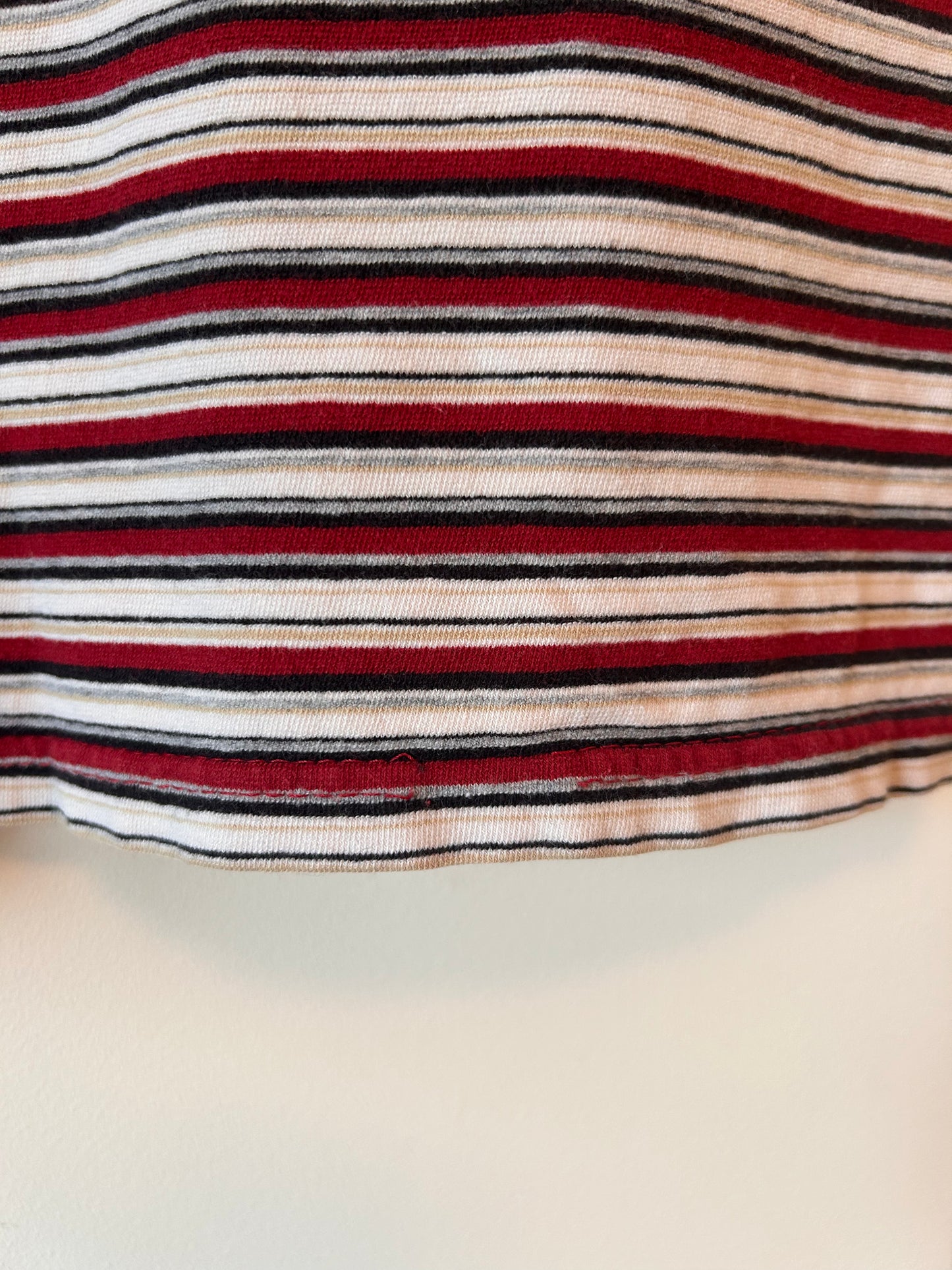 Urban Life Vintage Striped Baby Tee (L)