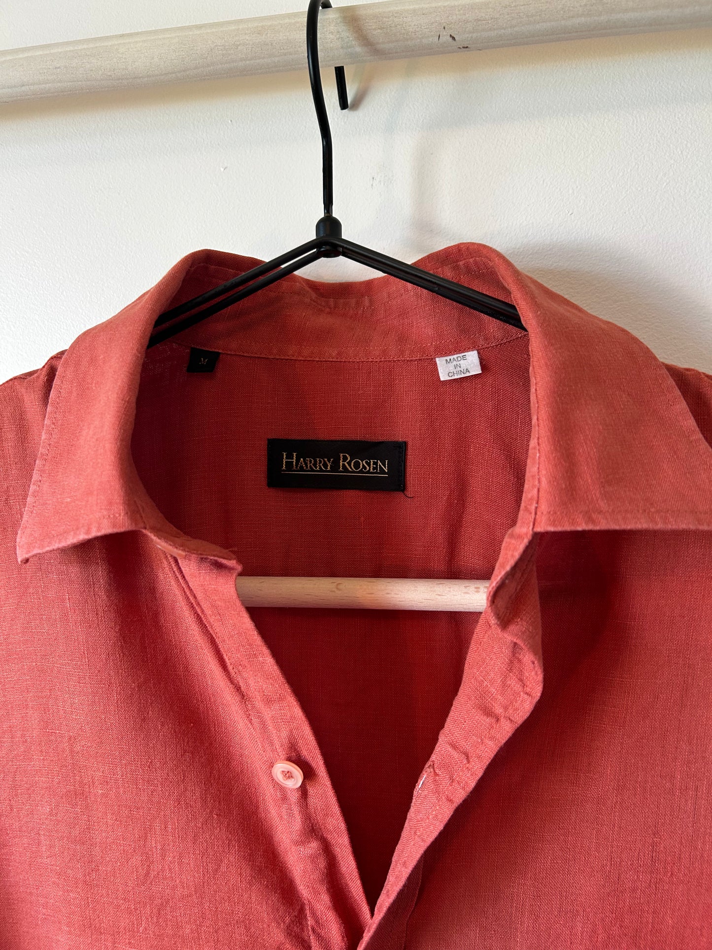 Harry Rosen Linen Button-Up (M)