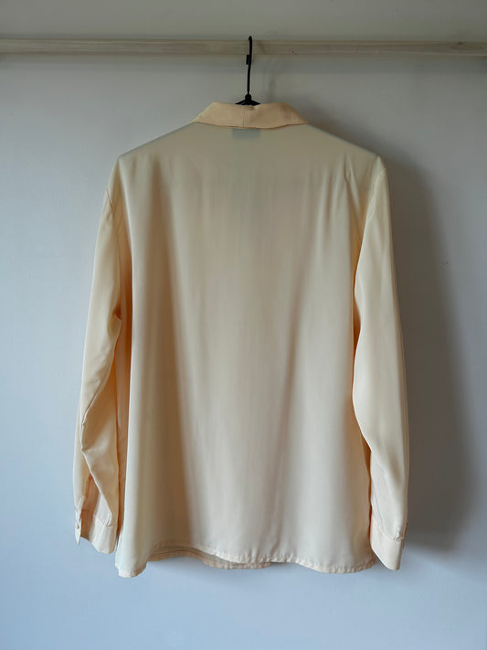 Principles Yellow Silk Blouse (L)