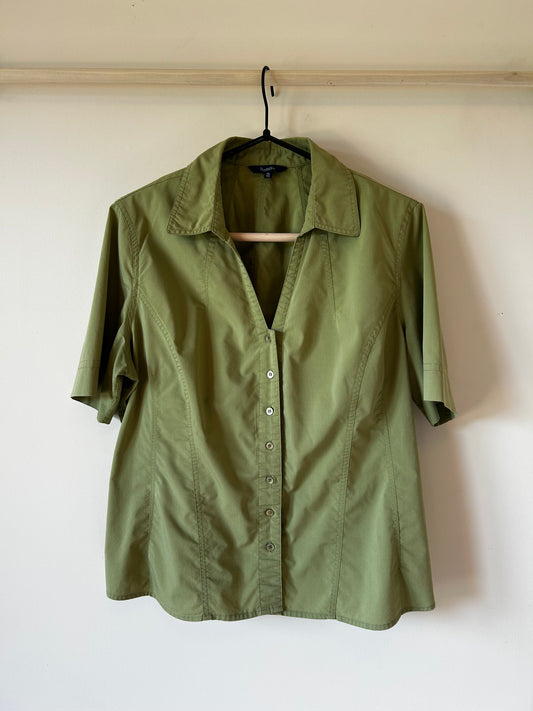 Reitmans Short Sleeve Blouse (XL)