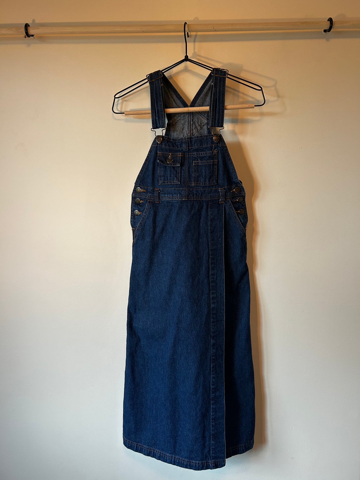 Nevada Denim Overall Midi Dress (12)