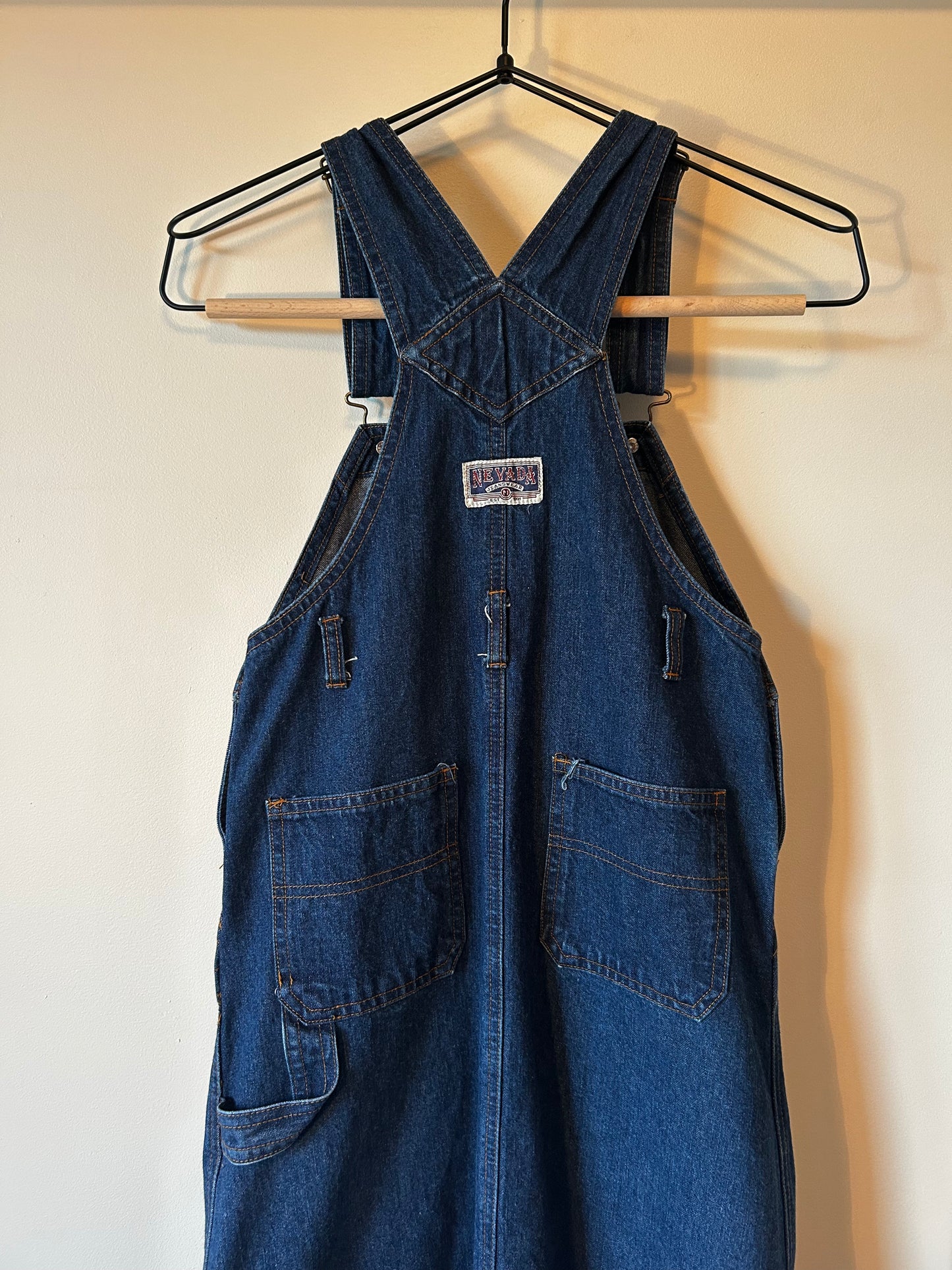 Nevada Denim Overall Midi Dress (12)