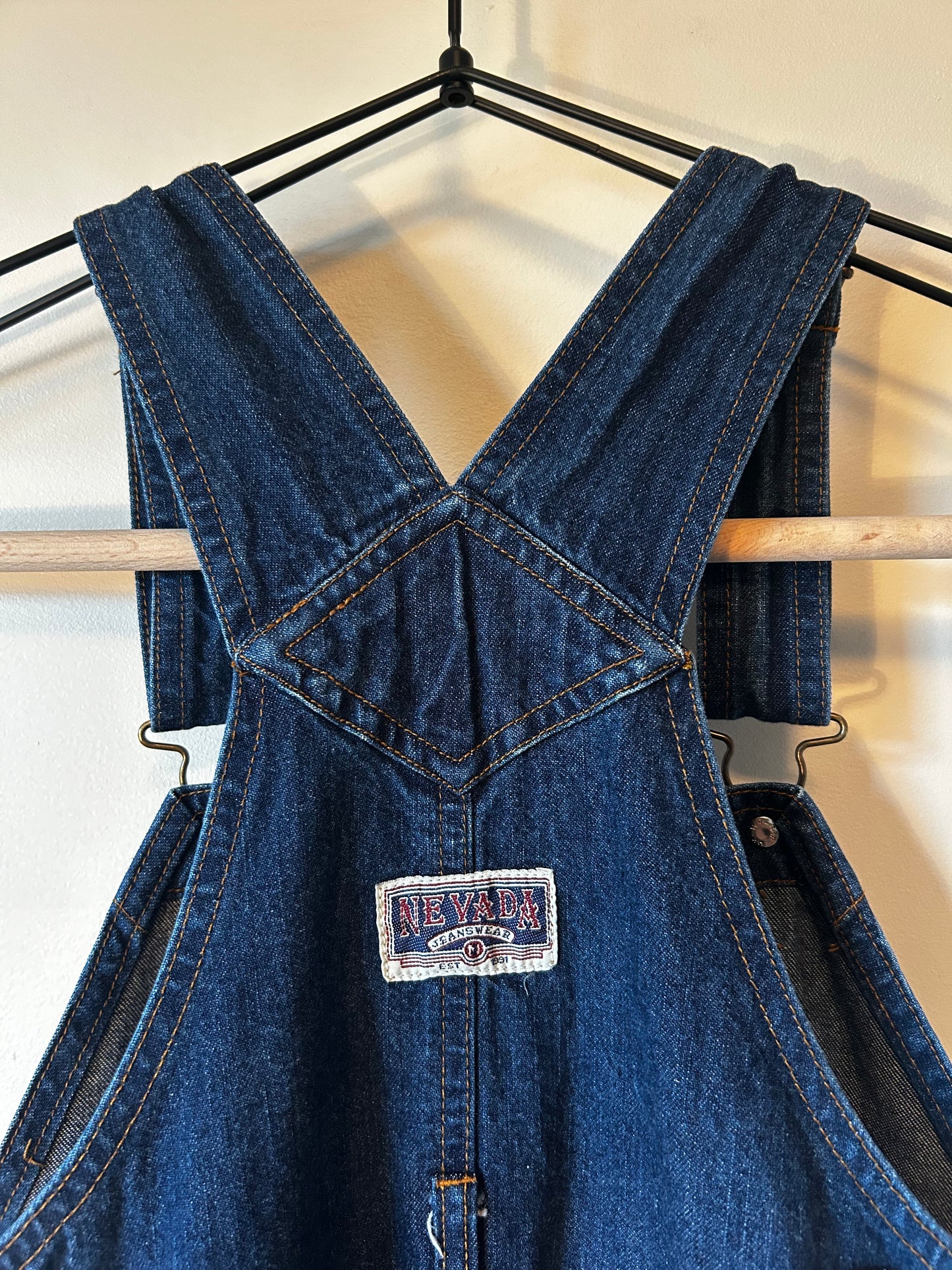 Nevada Denim Overall Midi Dress (12)