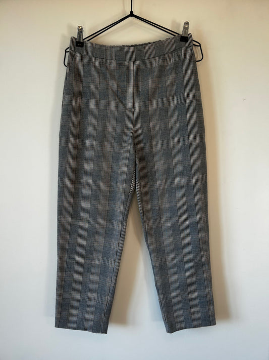 Dynamite Plaid Tapered Trousers (M)