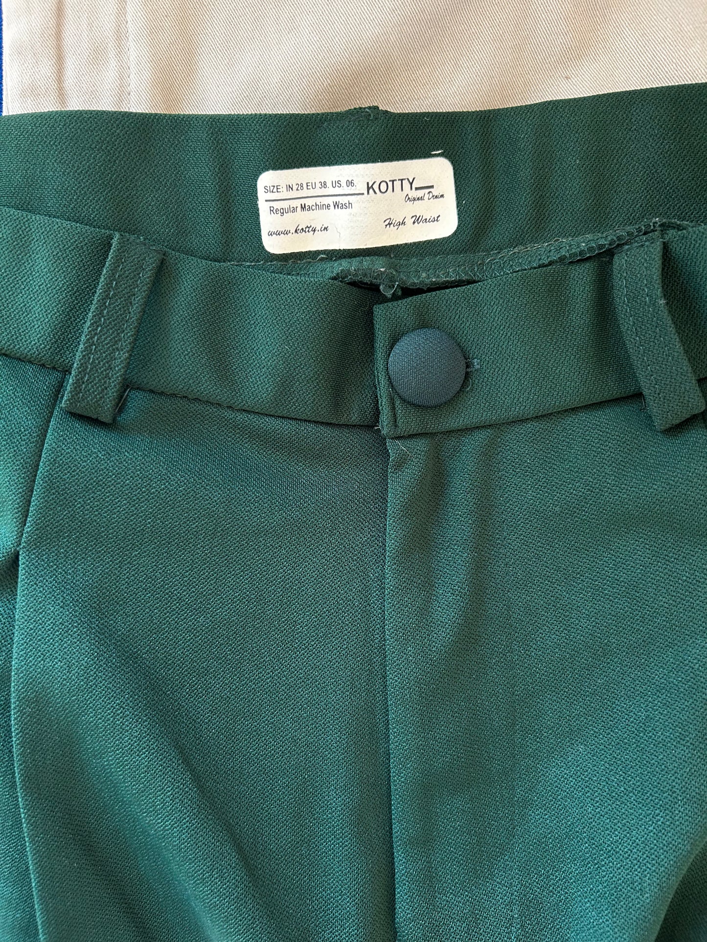 Forest Green Wide Leg Dress Pants (6)