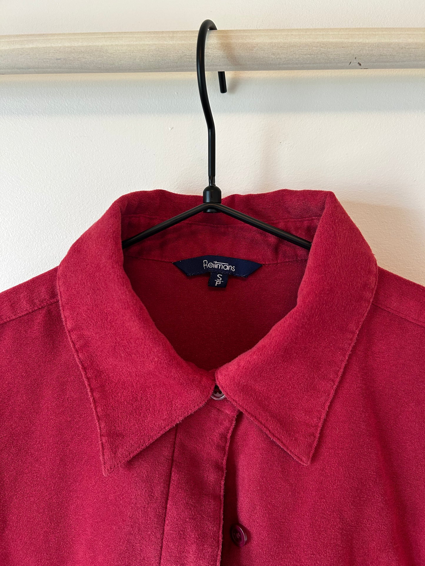 Reitmans Suede 3/4 Sleeve Blouse (S)