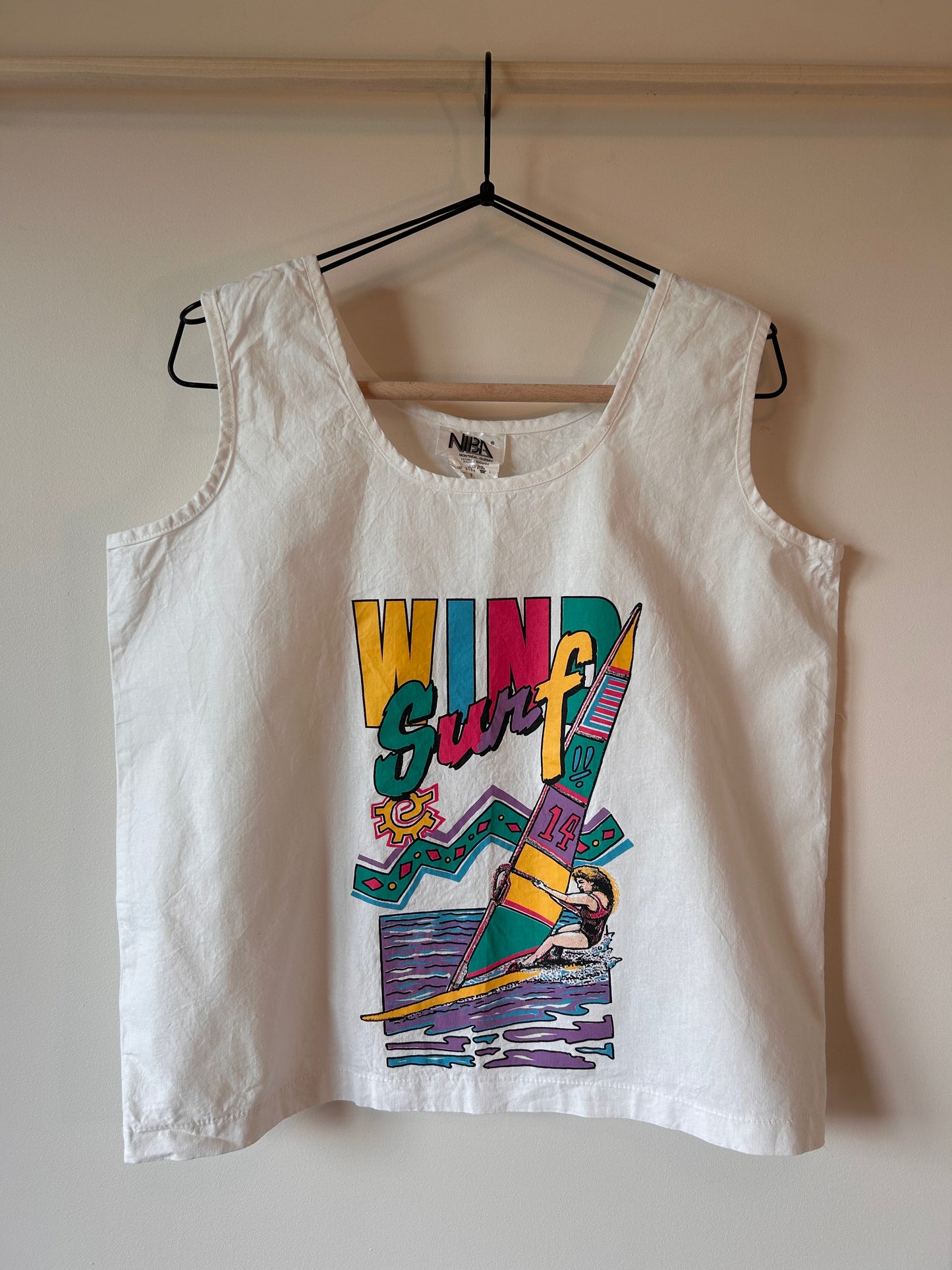 NIBA Vintage Graphic Tank Top (L)