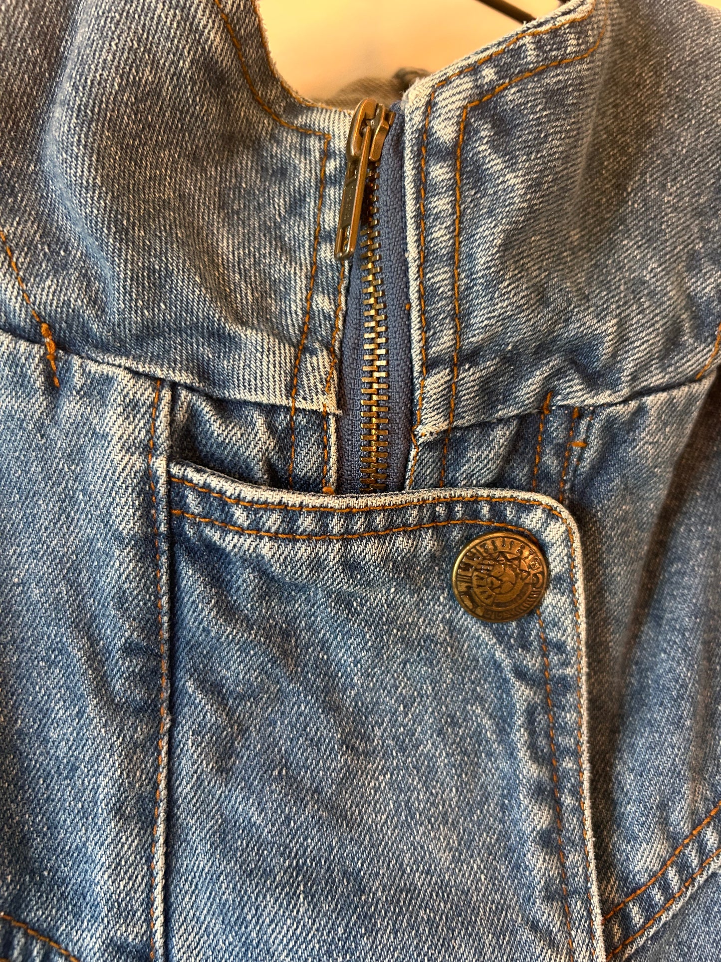Ellabee Baggy Long Denim Jacket (L)