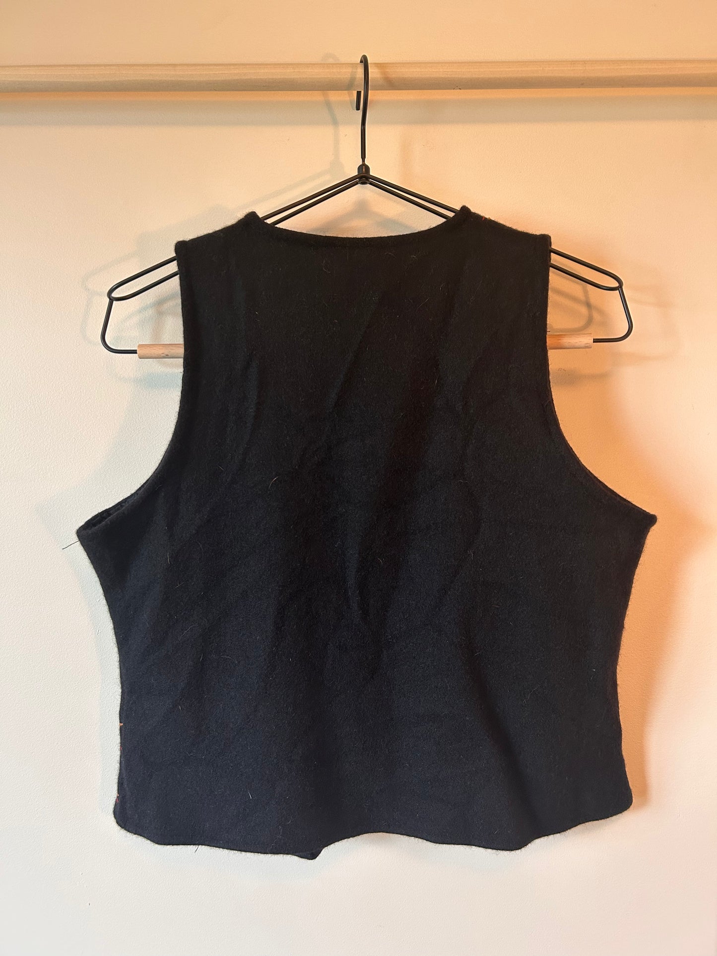 Embroidered Wool Vest (M)