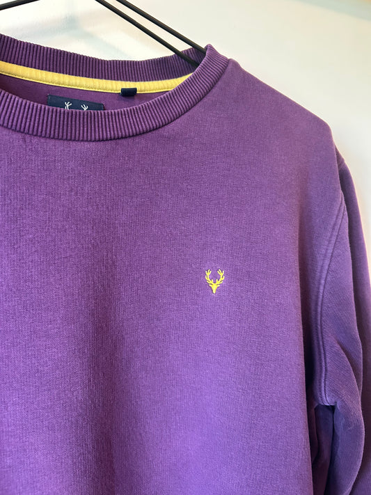Allen Solly Purple Crewneck (M)