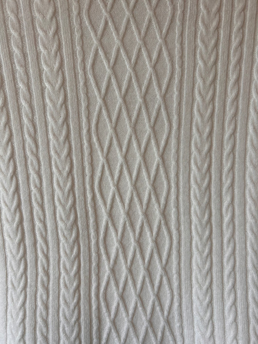 iyla Cable Mock Neck Sweater (XL)